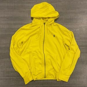COPY - Polo Ralph Lauren Yellow Zip Up Hoodie